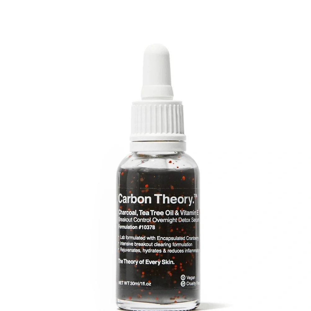 🌑 Carbon Theory Overnight Detox Serum (Charcoal + Tea Tree + Vitamin E)